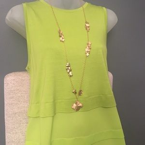Michael Kors P/S Lime Green Tank~NWOT